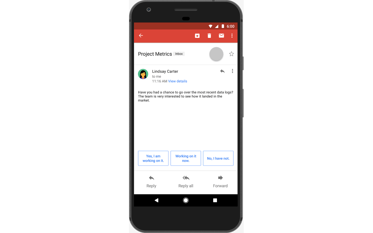 Smart Gmail reply