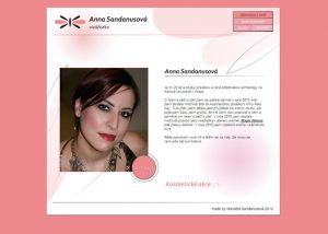 Anna Sandanusová web