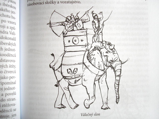 Ilustrace ke knize Hannibal před branami