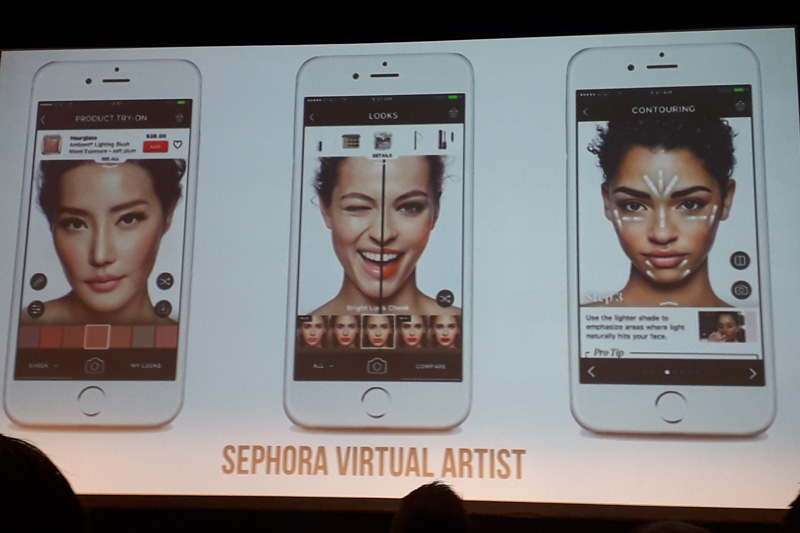 Sephora -virtuální make-up